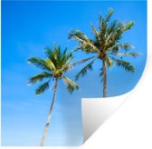 Stickers muraux - Film autocollant - Palmier - Été - Tropical - 120x120 cm - Film adhésif - Stickers muraux Chambre d'enfant - Papier peint autocollant XXL