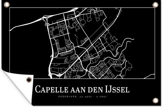 Tuinposters buiten Stadskaart - Plattegrond - Capelle aan den IJssel