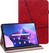 Cazy Lenovo Tab M10 Plus 3rd Gen Business Folio Case Tablethoes – Rood