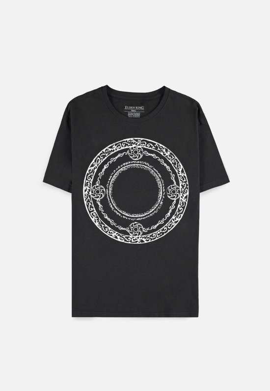 Elden Ring Heren Tshirt -XL- Graphic Art Insignia Zwart