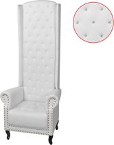 Medina Hoge fauteuil wit 77x65x181 cm