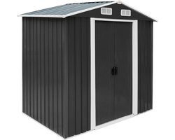 Tuinhuis Metaal - 5m² met Fundering & Deuren – Antraciet