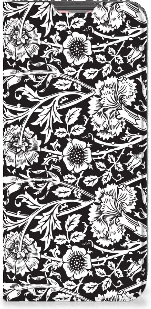 Samsung Galaxy A13 (4G) Smart Cover Black Flowers