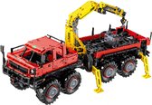Mold King 13146 - Truck forestier articulé RC 3068+ blocs de construction compatibles avec LEGO