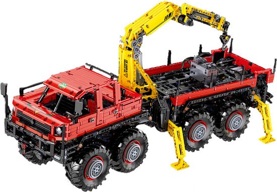 Mould King 13146 - RC Articulated Logging Truck 3068+ bouwstenen Compatibel met LEGO