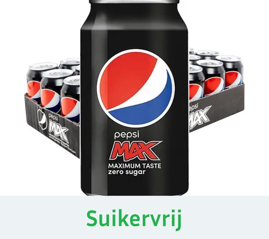 Pepsi Max Blikjes 33cl Tray 24 Stuks Frisdrank - Pepsi