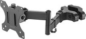 Bol.com Deltaco ARM-0305 Monitor Arm - Verstelbaar - Paalmontage - 17-32 inch - Zwart aanbieding