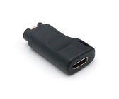 Case2go - OTG Adapter geschikt voor Garmin - Micro USB naar Garmin Smartwatch connector - USB Adapter - Oplader - Zwart