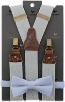 Sir Redman - bretels combi pack - Soft & Recycled - grijsblauw / lichtblauw
