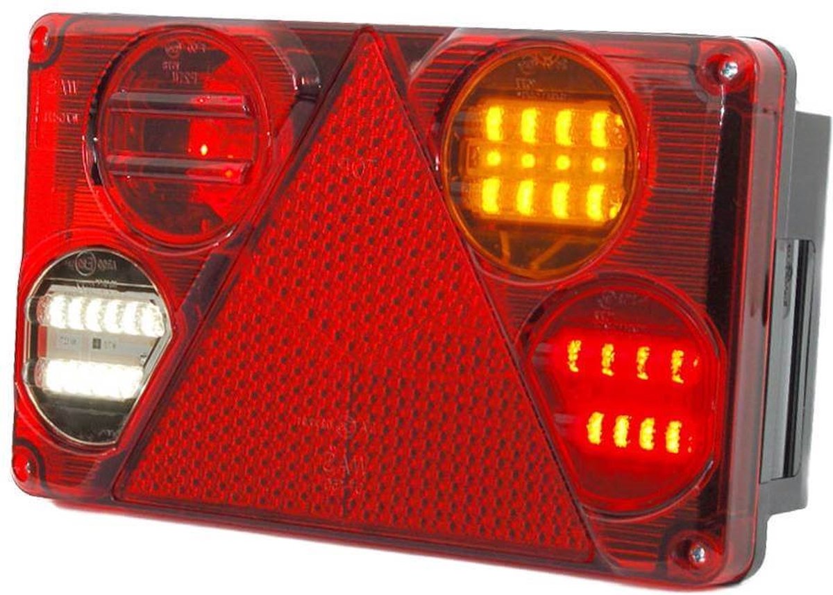 2 Stuks 12V 24V 10-80V Aanhanger Achterlichten LED Lamp Vrachtwagen Tractor Richtingaanwijzer Remlicht Achterlicht Vrachtwagen Bus Caravans Achterlichten