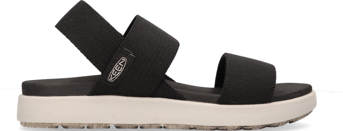 Keen Elle Backstrap Dames Sandalen Gerecyclede PET flessen K1022620 Zwart