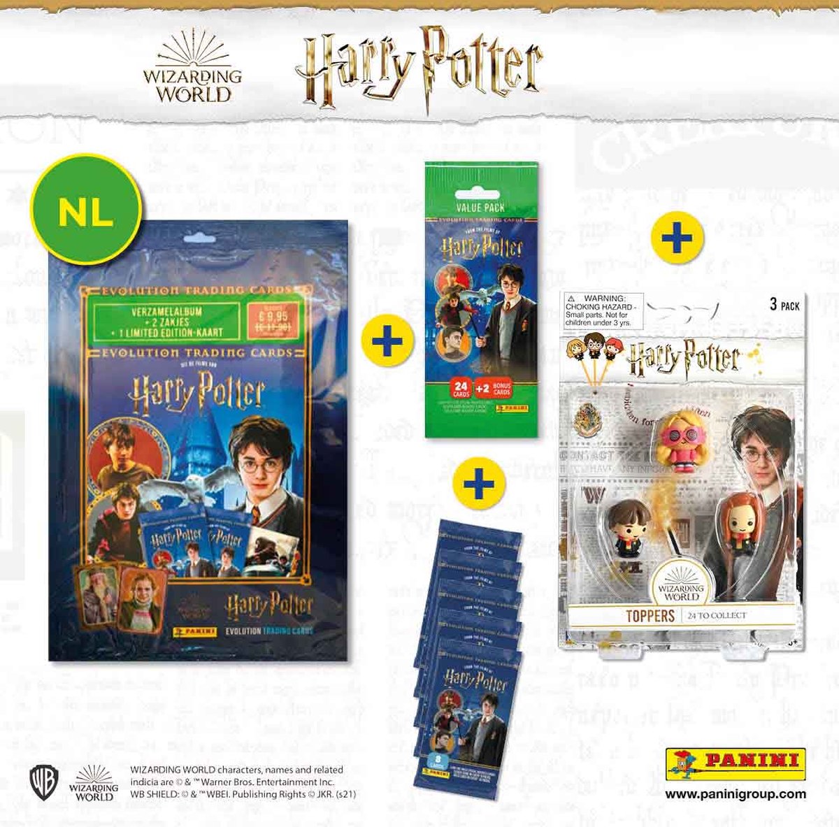 Panini Harry Potter Evolution Trading Cards Pack fun NL Games bol