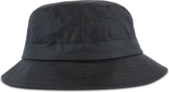 MGO Cire Wester - Bucket Hat - chapeau de pluie - chapeau de pêcheur - chapeau de soleil - Blauw Marine - Taille S