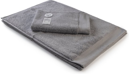 ARTG Towelzz® - DeLuxe - Gastenhanddoek - 40 x 60 cm - Lichtgrijs - Light Grey - 700 gram/m2 - Set 5 stuks