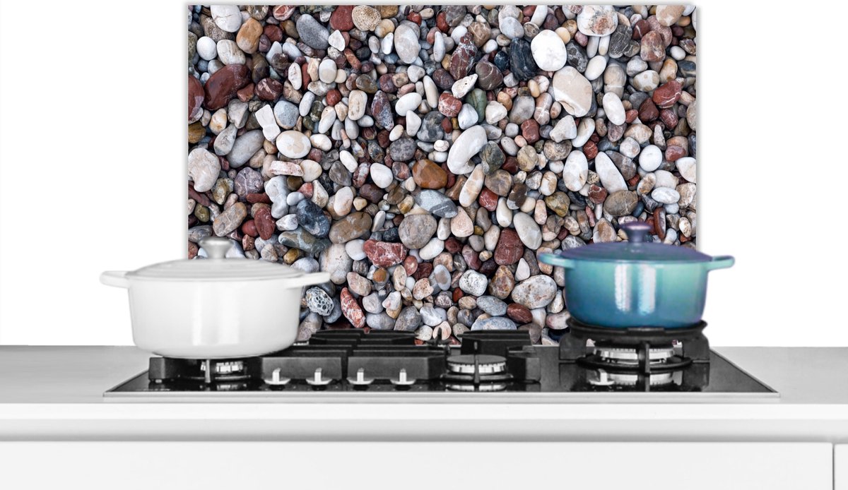 Spatscherm - Grind - Natuursteen - Spatwand - Stenen - Koken - Keuken achterwand - 70x50 cm
