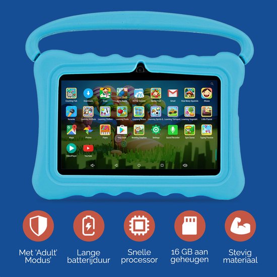 Dailygoods® Kindertablet - Tablet - 7 Inch - Nieuw model - Android 10.0 -  Langdurig... | bol.com