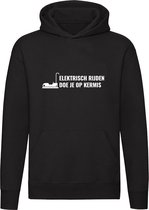 Elektrisch Rijden doe je op de Kermis Sweater | Tuning | Cartuning | Auto | Kart | Race | Motor | Racing | Trui | Hoodie | Unisex