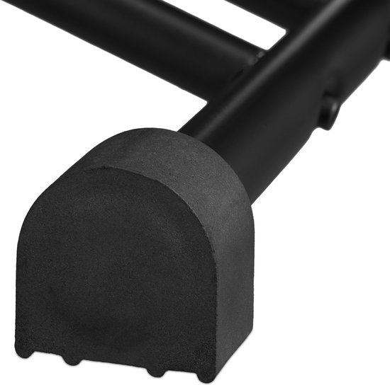 Relaxdays Fietsenstandaard Voor 1 Fiets - Max. Bandbreedte 2,5 Inch, Voor Garage/schuur, Zwart