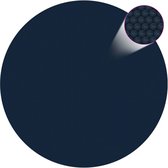 vidaXL - Zwembadfolie - solar - drijvend - 455 - cm - PE - zwart - en - blauw