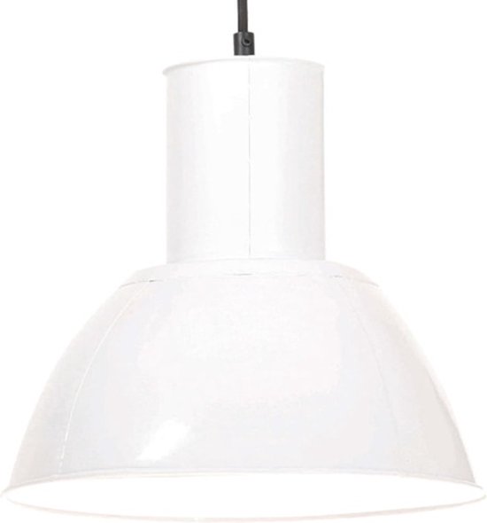 vidaXL Hanglamp rond 25 W E27 28.5 cm wit