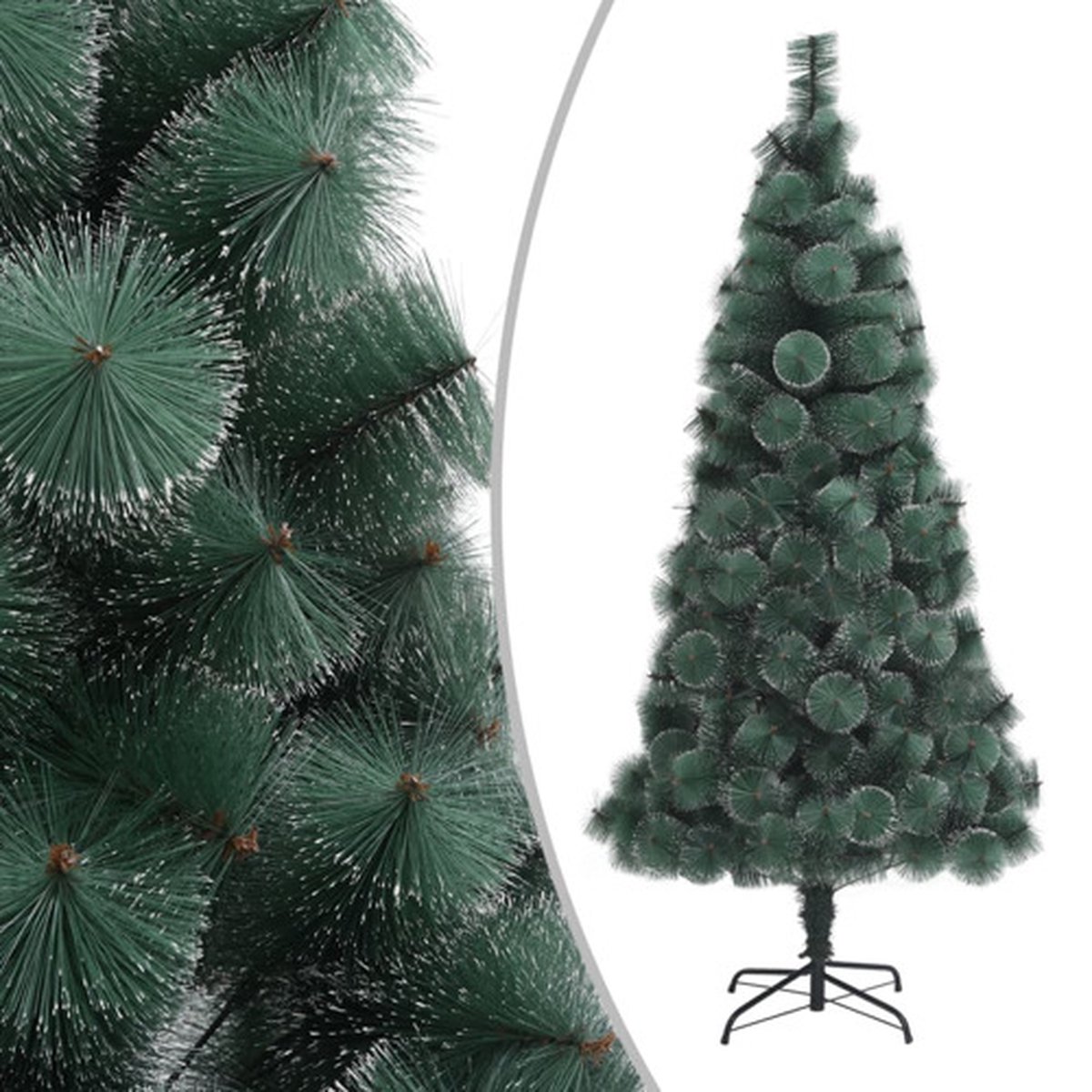 Bol.com vidaXL - Kunstkerstboom - met - standaard - 240 - cm - PET - groen aanbieding