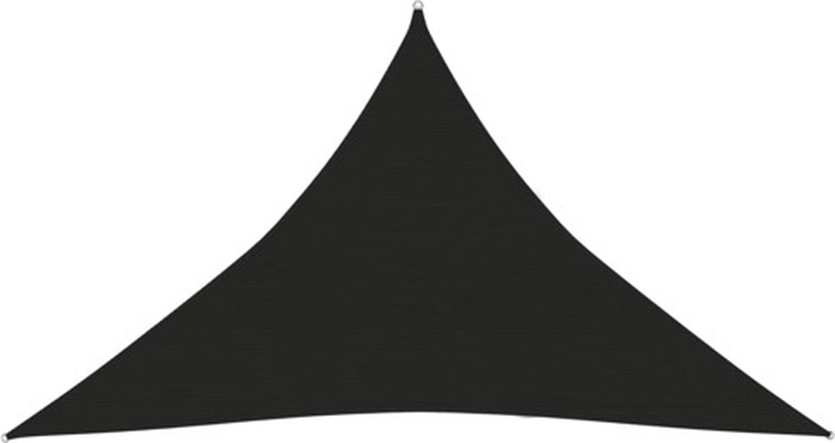 vidaXL - Zonnezeil - 160 - g/m² - 3,5x3,5x4,9 - m - HDPE - zwart
