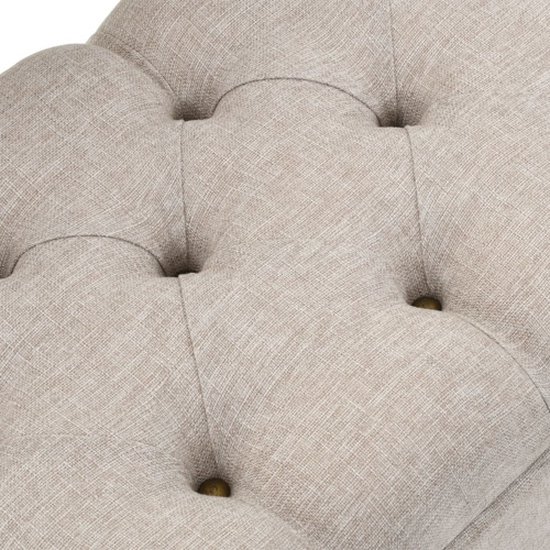 vidaXL Banc de rangement avec dossier 110 cm Tissu Crème - Banc de rangement - Bancs de rangement - Banc de rangement - Bancs de rangement