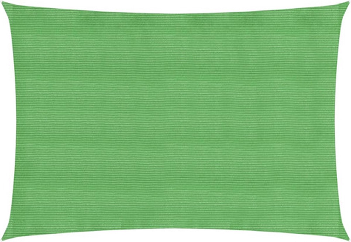 vidaXL Zonnezeil 160 g/m² 4x6 m HDPE lichtgroen