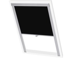 vidaXL - Rolgordijn - verduisterend - zwart - M08/308 - GGL - en - GGU