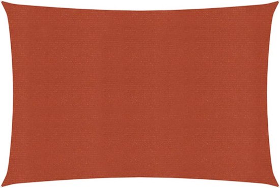 VDXL Zonnezeil 160 g/m² 2x3 m HDPE terracottakleurig