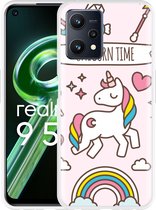 Realme 9 5G Hoesje Unicorn Time - Designed by Cazy
