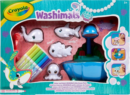 Crayola Washimals - Zeedieren Lagune - Spel en Cadeau voor Kinderen - Crayola