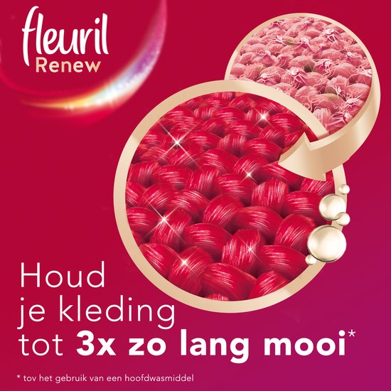 Fleuril Renew Kleur - Vloeibaar Wasmiddel - Voordeelverpakking - 65 wasbeurten - Fleuril