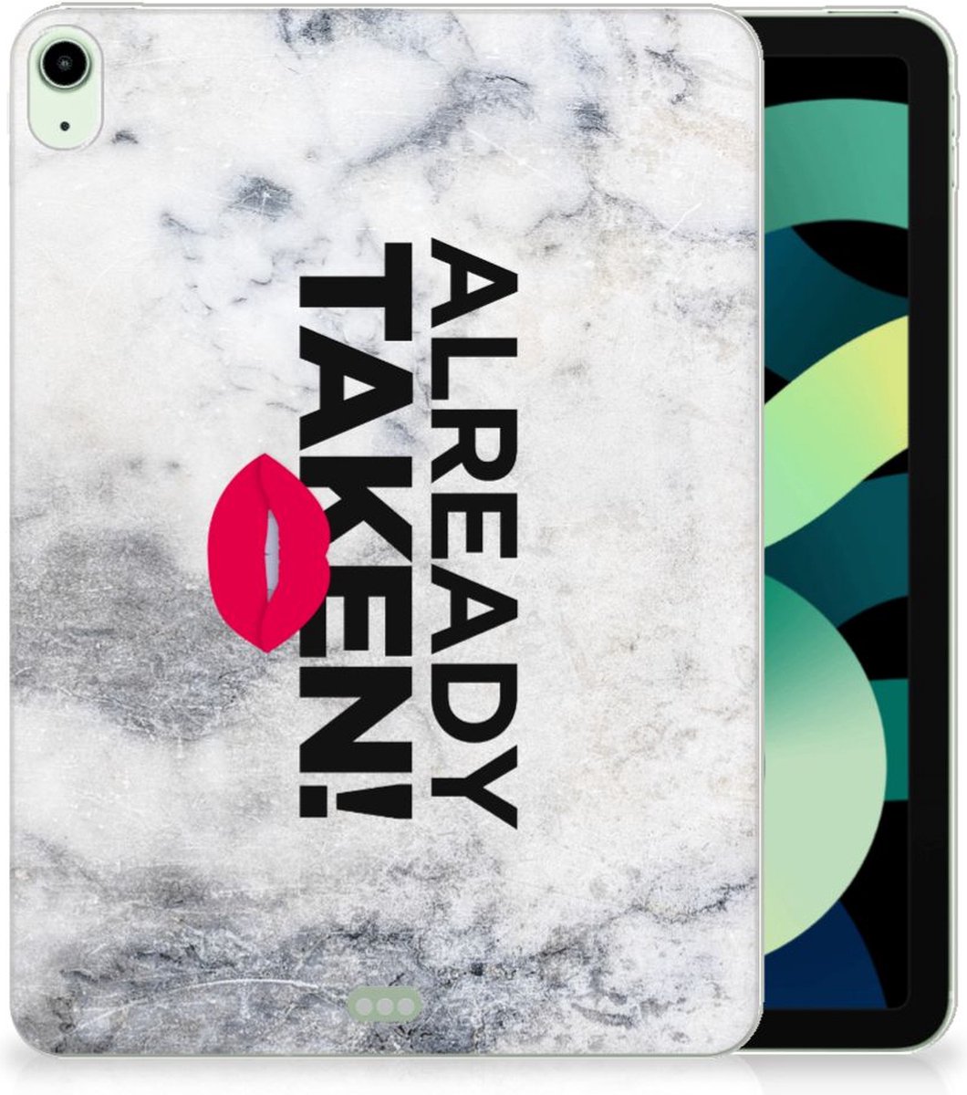 iPad Air (2020/2022) 10.9 inch Back cover met naam Already Taken White