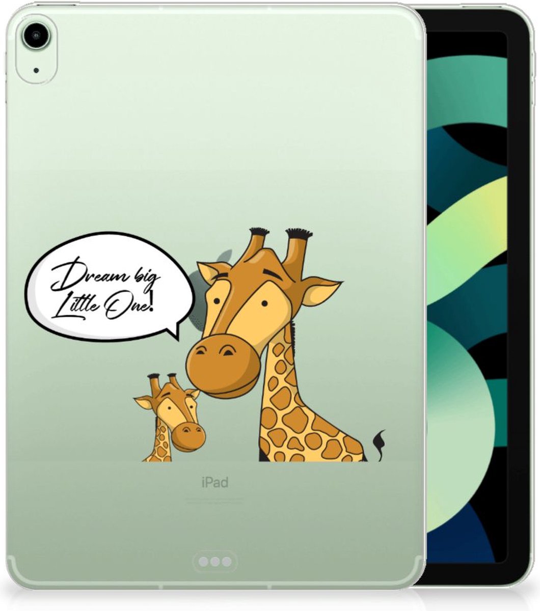 Back Cover voor iPad Air (2020/2022) 10.9 inch Tablet Back Cover Giraffe