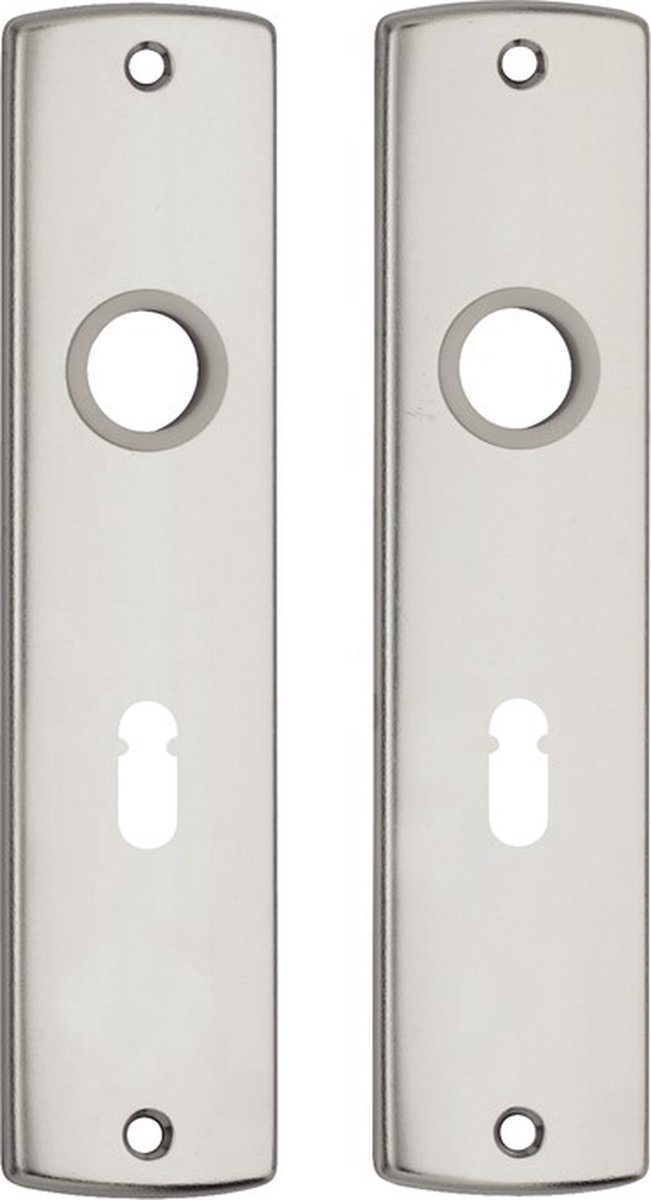 Axa deurschild (binnen) - aluminium - f1 aluminium naturel - (lxb) 200x45mm - 8713249233536