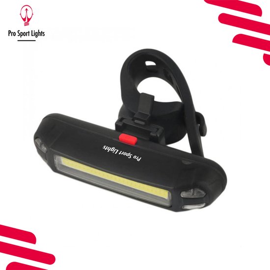 Fiets voorlicht - WIT USB oplaadbaar - LED Fietsverlichting — afbeelding 4