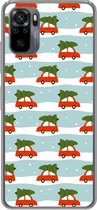 Coque Xiaomi Redmi Note 10 Pro - Noël - Sapin de Noël - Motifs - Coque de téléphone en Siliconen