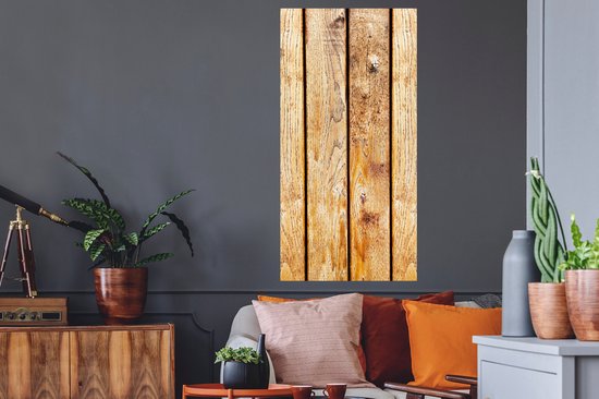 Stickers Stickers muraux - Rural - Vintage - Bois - Planche - 60x120 cm - Feuille adhésive