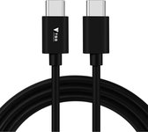 USB-C naar USB-C kabel - Zwart - 2m - Geschikt voor Smartphones