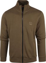 Hugo Boss - Zestart Vest Donkergroen - 4XL - Modern-fit