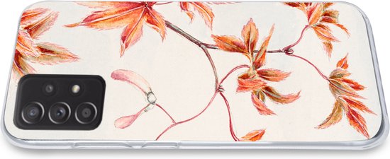 Coque Samsung Galaxy A33 5G - Érable du Japon - Automne - Vintage - Coque de téléphone en Siliconen