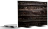Laptop sticker - 10.1 inch - Plank - Hardhout - Patronen - Brocante - 25x18cm - Laptopstickers - Laptop skin - Cover
