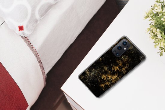 Étui OnePlus 9 Pro - Or - Luxe - Peinture - Étui de téléphone en Siliconen