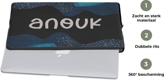 Housse ordinateur 17 pouces - Anouk - Pastel - Fille - Housse ordinateur