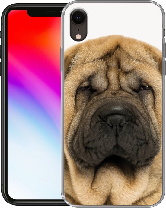 Coque iPhone XR - Chien Rides - Chambre de bébé - Bébé - Jeune - Chambre d'enfant - Chambre d'enfant - Coque de téléphone en Siliconen -
