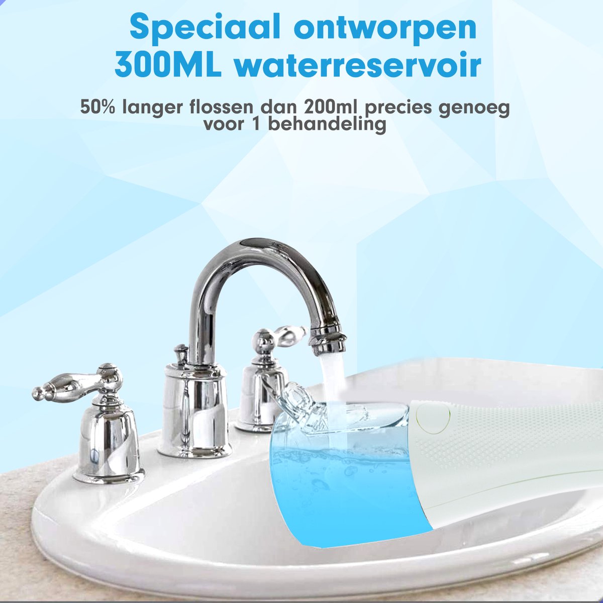 DEN-T Waterflosser PRO V500 - 10 opzetstukken thumbnail 3