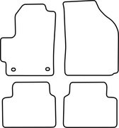 Mattenset Chevrolet Matiz