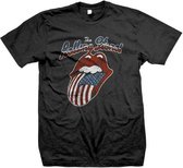 The Rolling Stones - Tour Of America '78 Heren T-shirt - M - Zwart