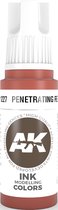 AK 3rd Gen Acrylics: Penetrating Red INK (17ml)